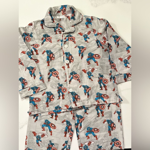 Pottery Barn Kids Other - Pottery Barn Kids Captain America Pajamas
